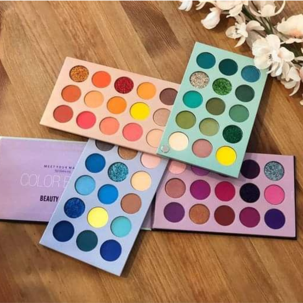 Color Board 60-Color Eyeshadow Palette – Matte, Shimmer & Glitter