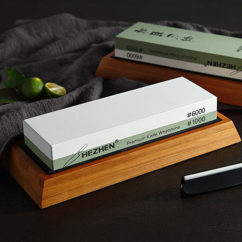 1000/6000 Whetstone with Bamboo Base - Xinzuo Australia