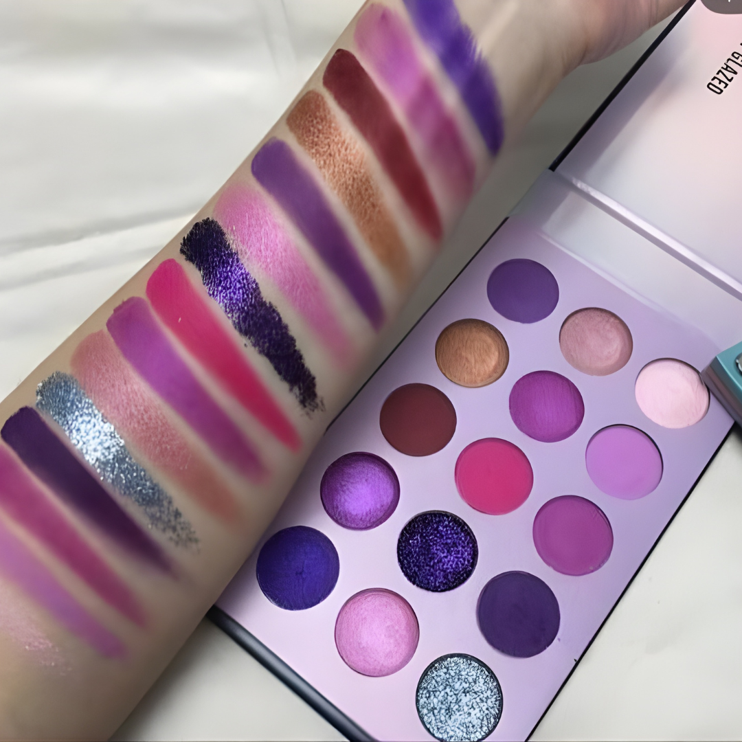 Color Board 60-Color Eyeshadow Palette – Matte, Shimmer & Glitter