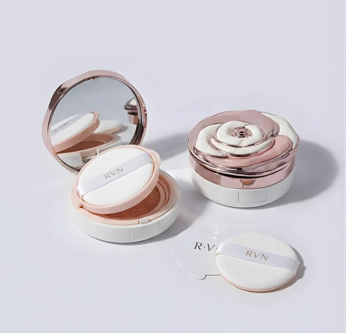RVN Rose Gold Cushion Foundation Set
