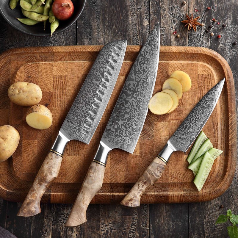 3 - Piece Knife Set - Master Series (B30) - Xinzuo Australia