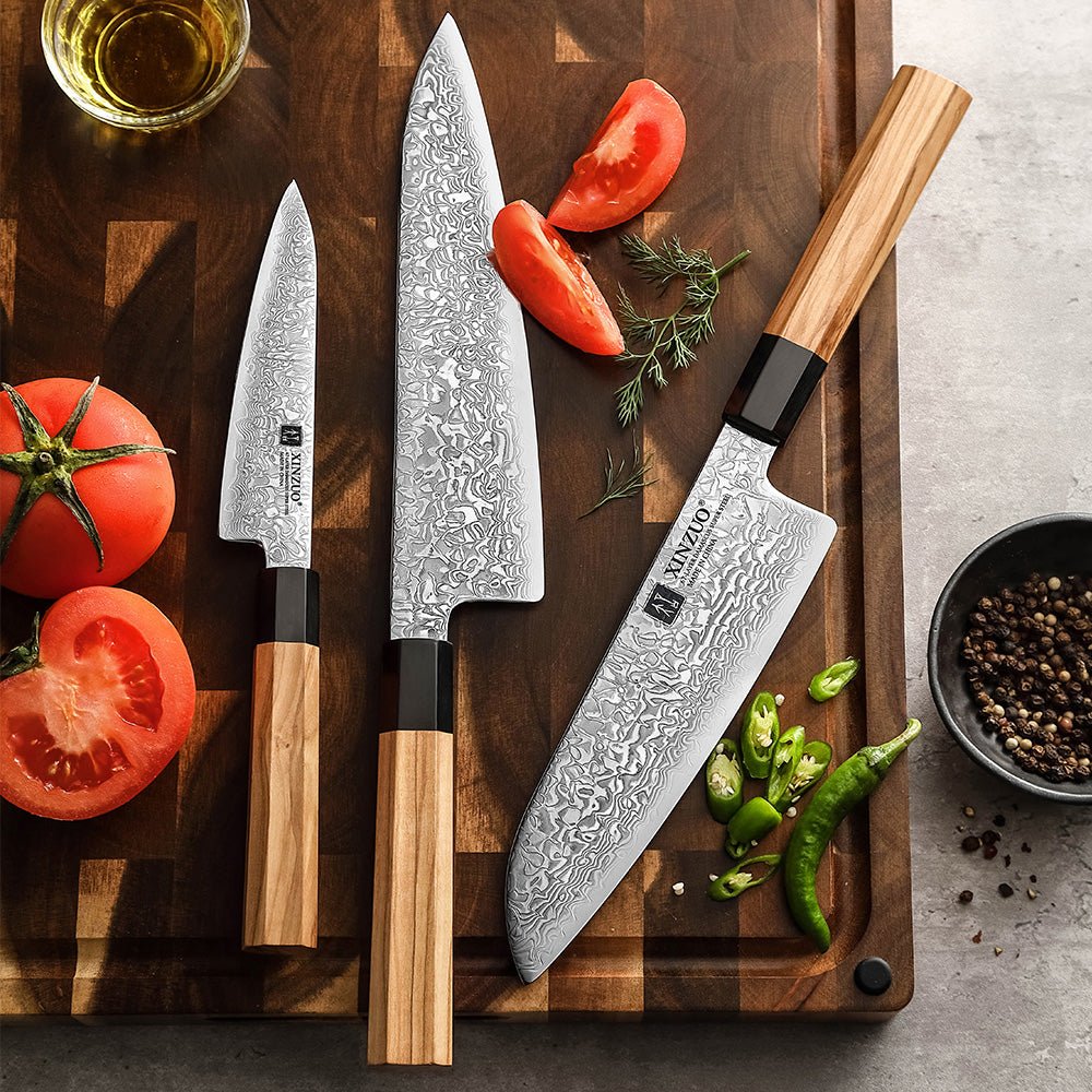 3 - Piece Knife Set - Zhen Series (PM8O) - Xinzuo Australia