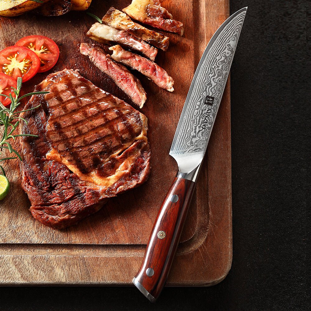 4 - Piece 5" Steak Knife Set - Yu Series (B13R) - Xinzuo Australia
