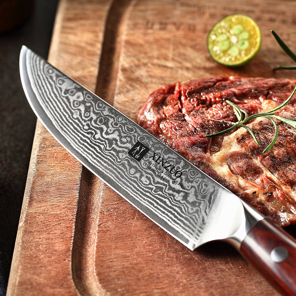 4 - Piece 5" Steak Knife Set - Yu Series (B13R) - Xinzuo Australia