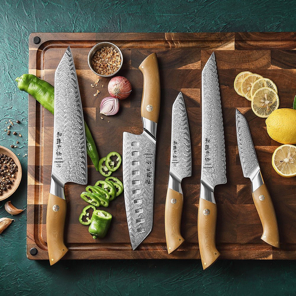 5 - Piece Knife Set - Elegant Series (B38L) - Xinzuo Australia