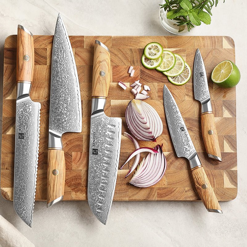 5 - Piece Knife Set - Lan Series (B37) - Xinzuo Australia