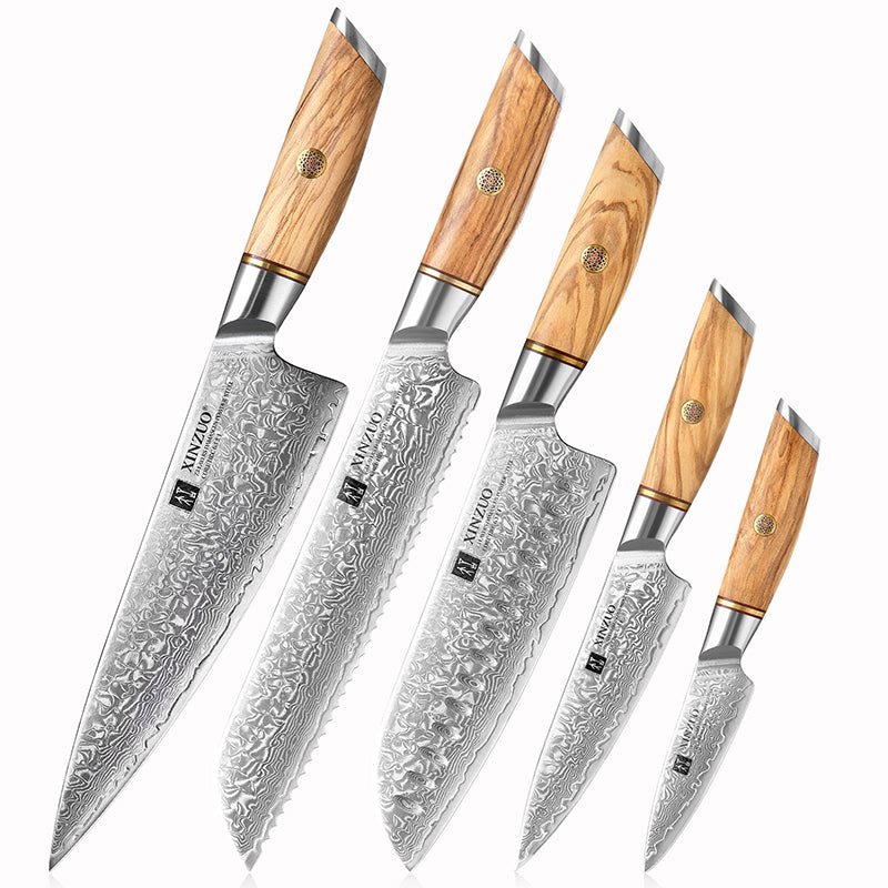 5 - Piece Knife Set - Lan Series (B37) - Xinzuo Australia