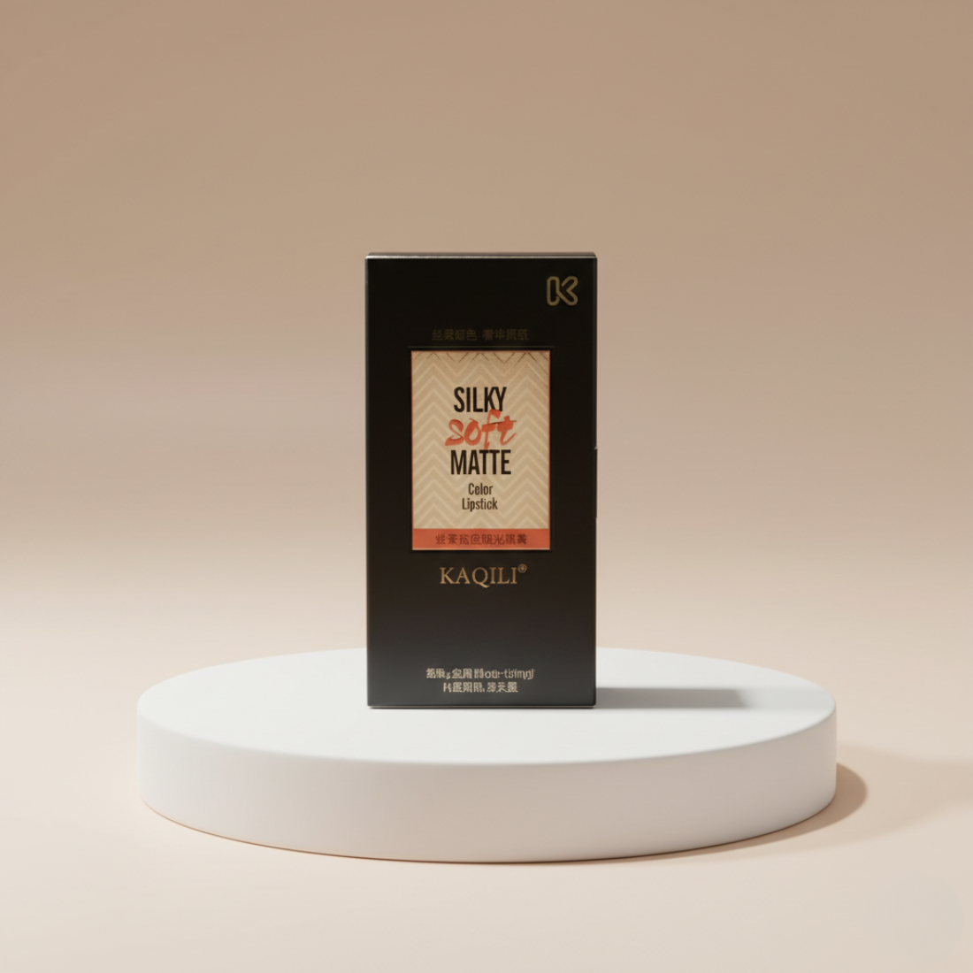 Kaqili Silky Matte Lipstick – Intense Pigment Red