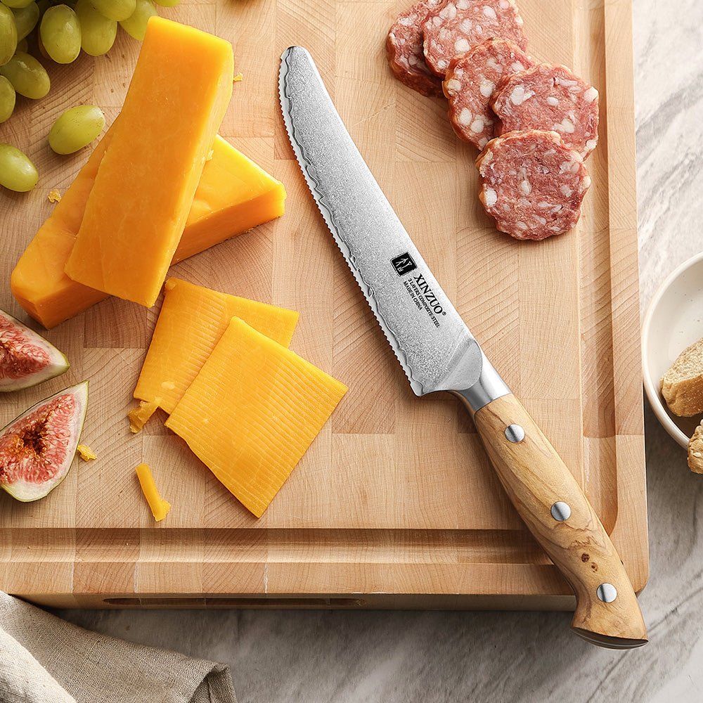 6" Cheese Knife - Pin Series (X02O) - Xinzuo Australia
