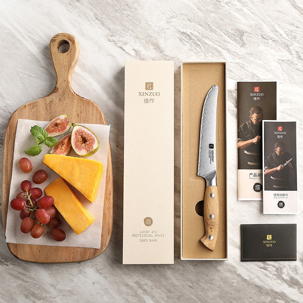 6" Cheese Knife - Pin Series (X02O) - Xinzuo Australia