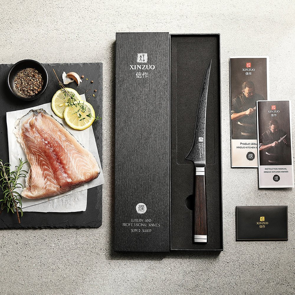7" Filiet Knife - Ji Series (X08) - Xinzuo Australia