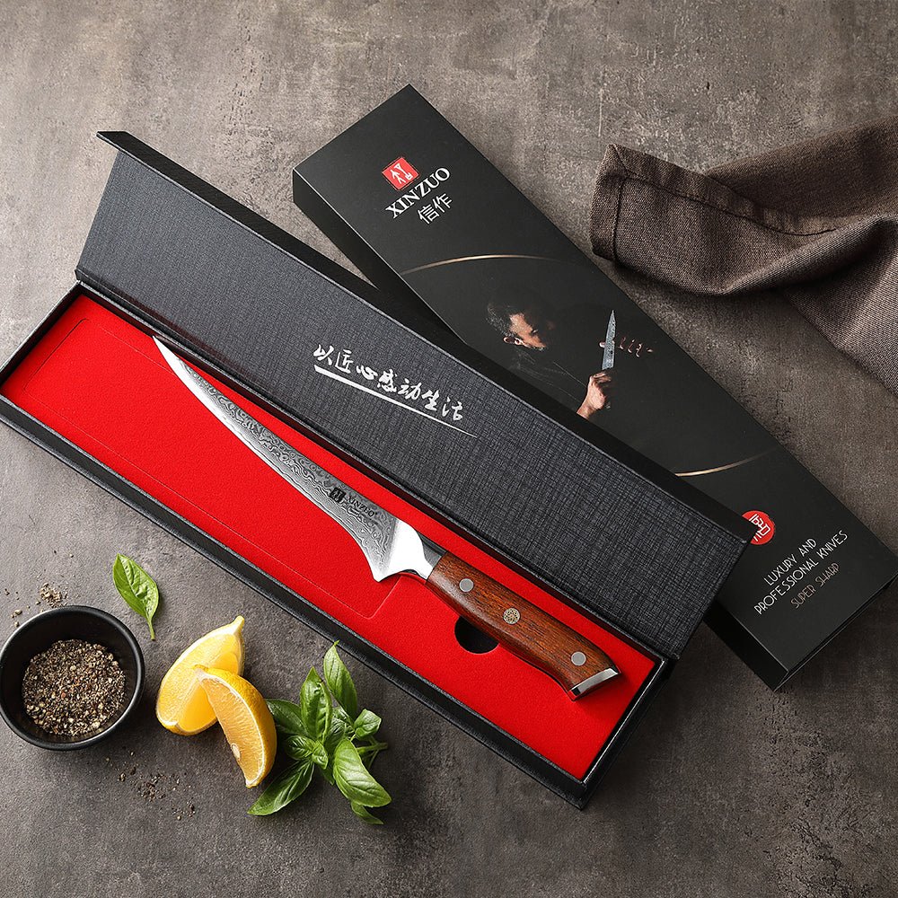 7" Fillet Knife - Yu Series (B13R) - Xinzuo Australia