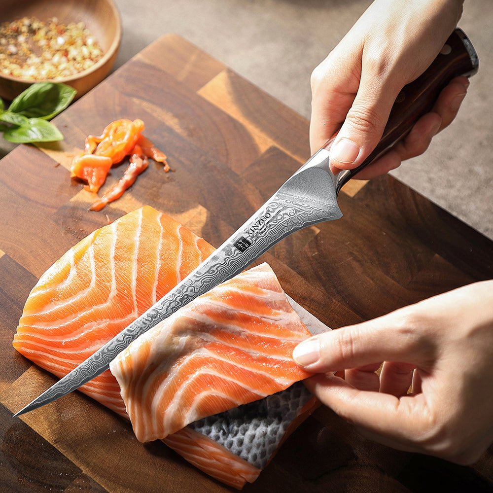 7" Fillet Knife - Yu Series (B13R) - Xinzuo Australia