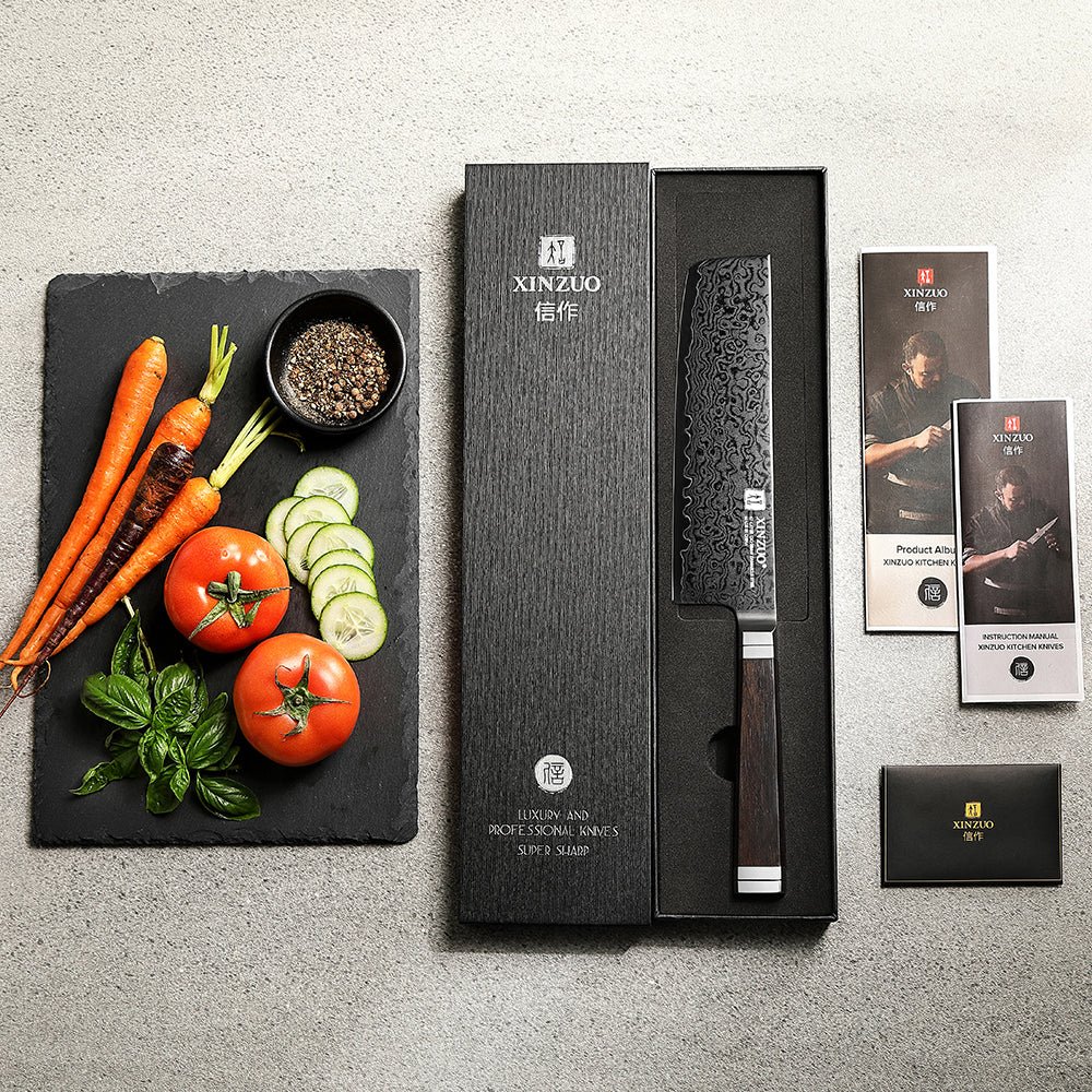 7" Nakiri Knife - Ji Series (X08) - Xinzuo Australia
