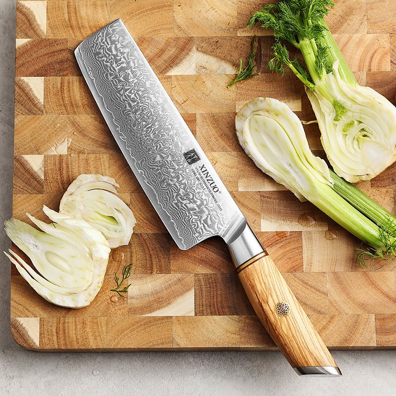 7" Nakiri Knife - Lan Series (B37) - Xinzuo Australia