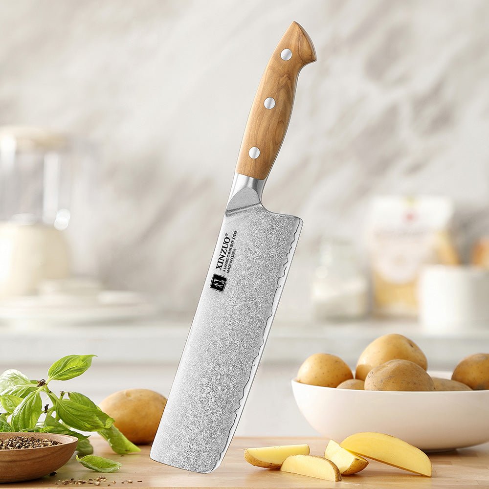 7" Nakiri Knife - Pin Series (X020) - Xinzuo Australia