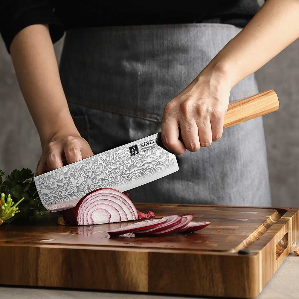 7" Nakiri Knife - Zhen Series (PM8O) - Xinzuo Australia