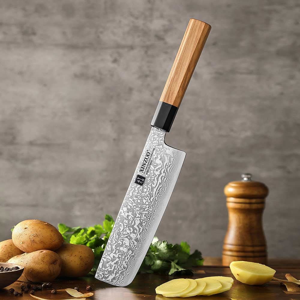 7" Nakiri Knife - Zhen Series (PM8O) - Xinzuo Australia