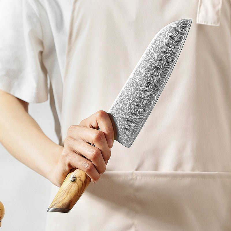 7" Santoku Knife B37 - Xinzuo Australia