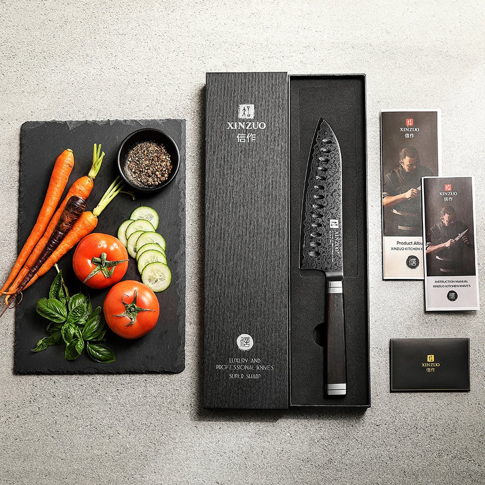 7" Santoku Knife - Ji Series (X08) - Xinzuo Australia