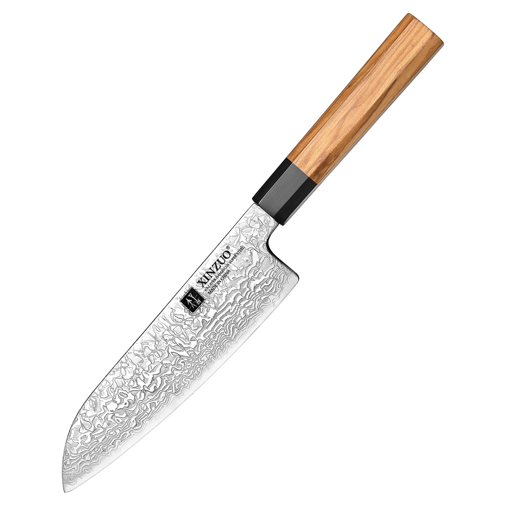 7" Santoku Knife - Zhen Series (PM8O) - Xinzuo Australia