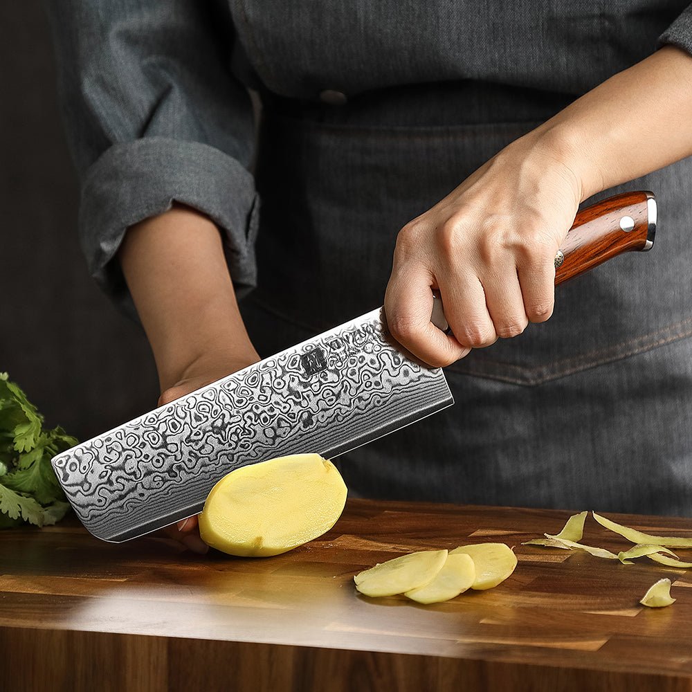 7.3" Nakiri Knife - Yu Series (B13R) - Xinzuo Australia