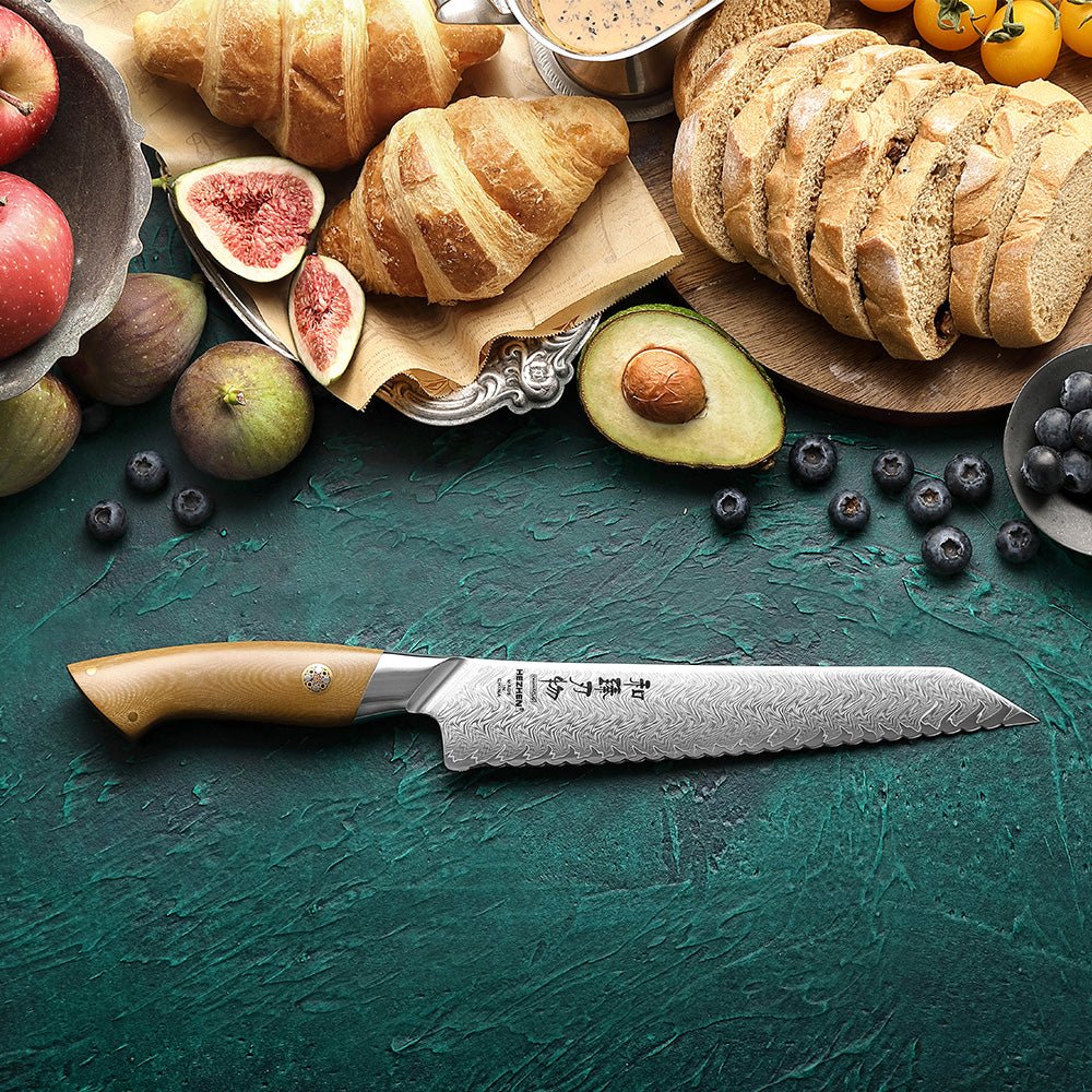 8" Bread Knife - Elegant Series (B38L) - Xinzuo Australia