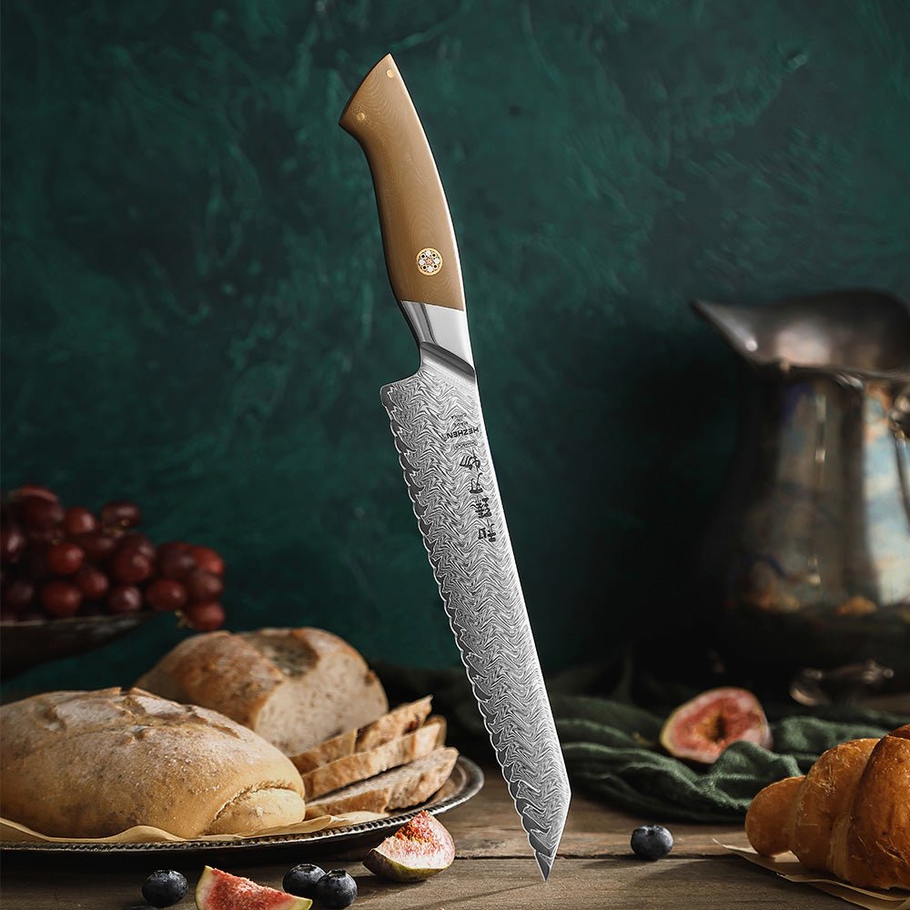 8" Bread Knife - Elegant Series (B38L) - Xinzuo Australia