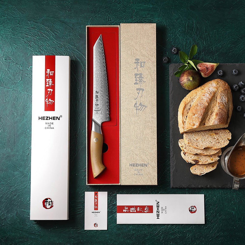 8" Bread Knife - Elegant Series (B38L) - Xinzuo Australia