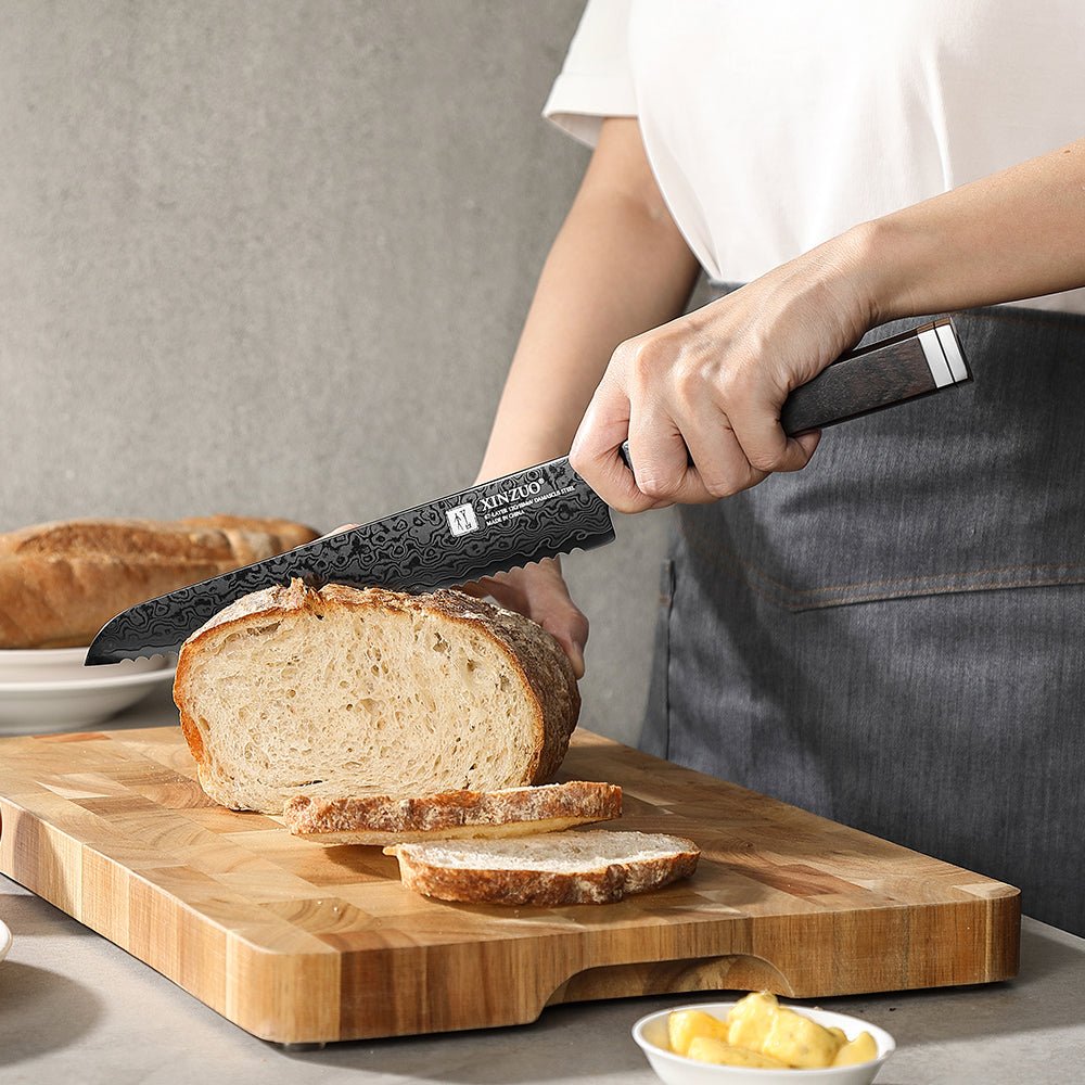 8" Bread Knife - Ji Series (X08) - Xinzuo Australia