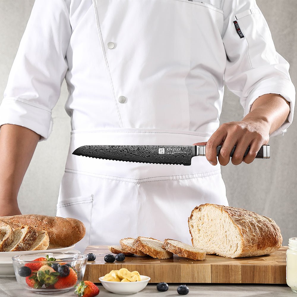 8" Bread Knife - Ji Series (X08) - Xinzuo Australia