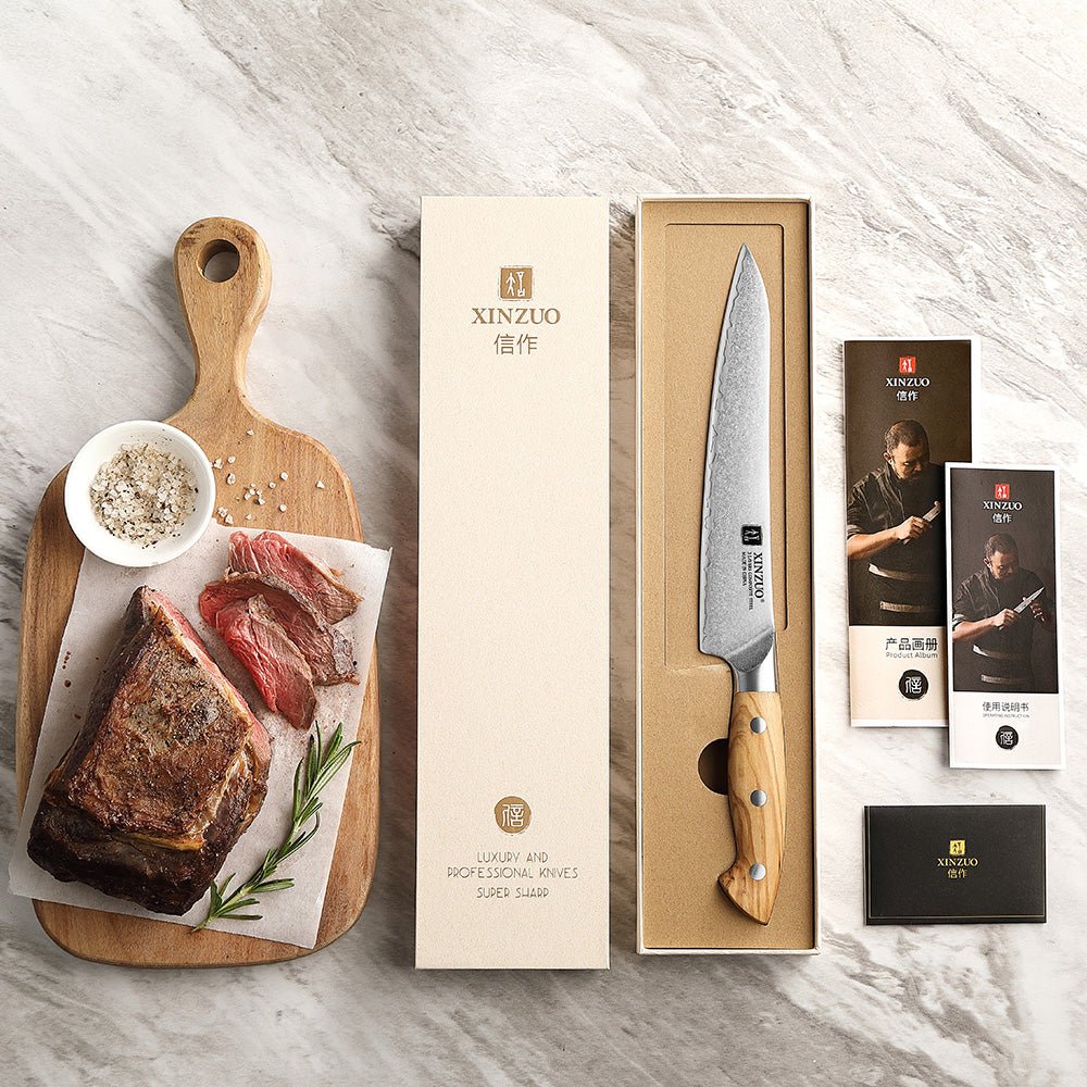 8" Carving Knife - Pin Series (X02O) - Xinzuo Australia
