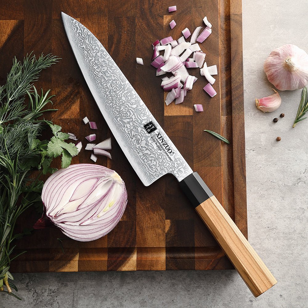 8" Chef Knife - Zhen Series (PM8O) - Xinzuo Australia