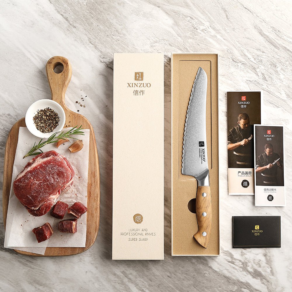 8" Frozen Knife - Pin Series (X02O) - Xinzuo Australia