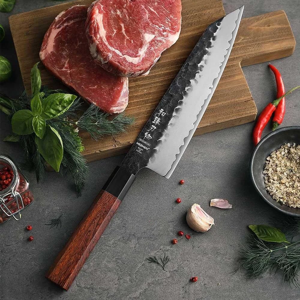 8.5" Bunka Knife - Retro Series (PM8S) - Xinzuo Australia