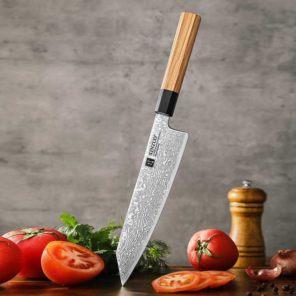 8.5" Bunka Knife - Zhen Series (PM8O) - Xinzuo Australia