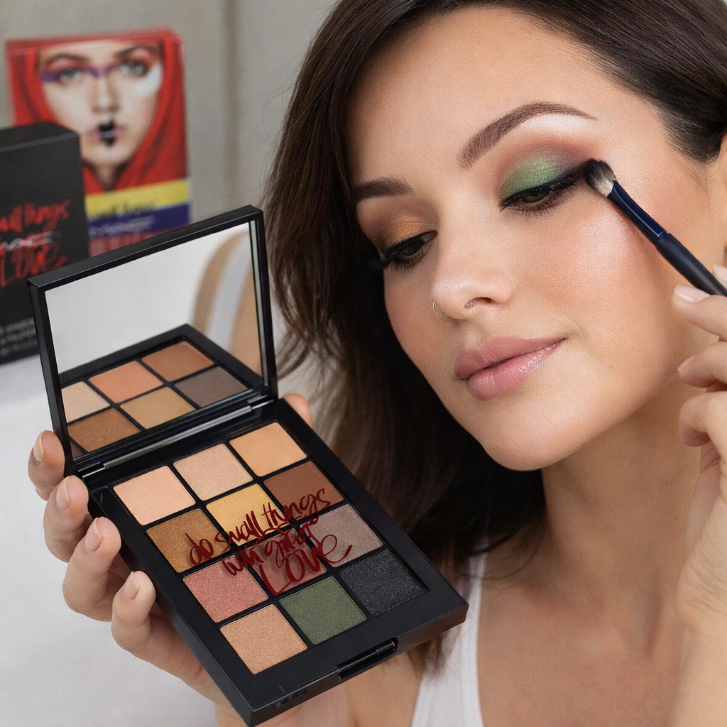 12-Color Multi-Finish Eye Shadow Palette - "Do Small Things With Great Love" Edition