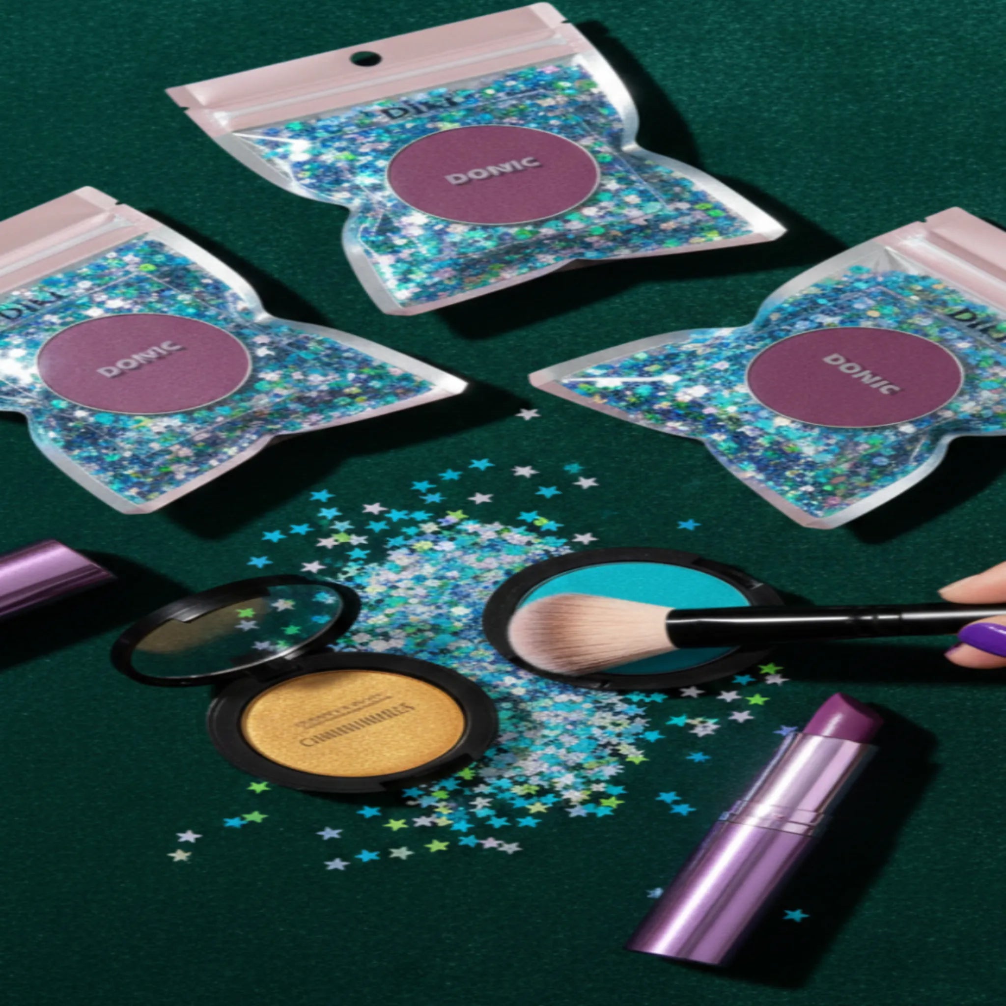 Diki Star-Dust Loose Pigment & Shimmer Shadow Set – Celestial Glow Collection