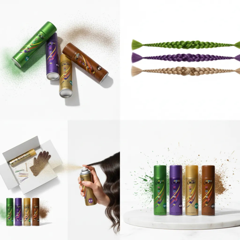 Lson Temporary Hair Color Spray – Instant Wash-Out Salon Style