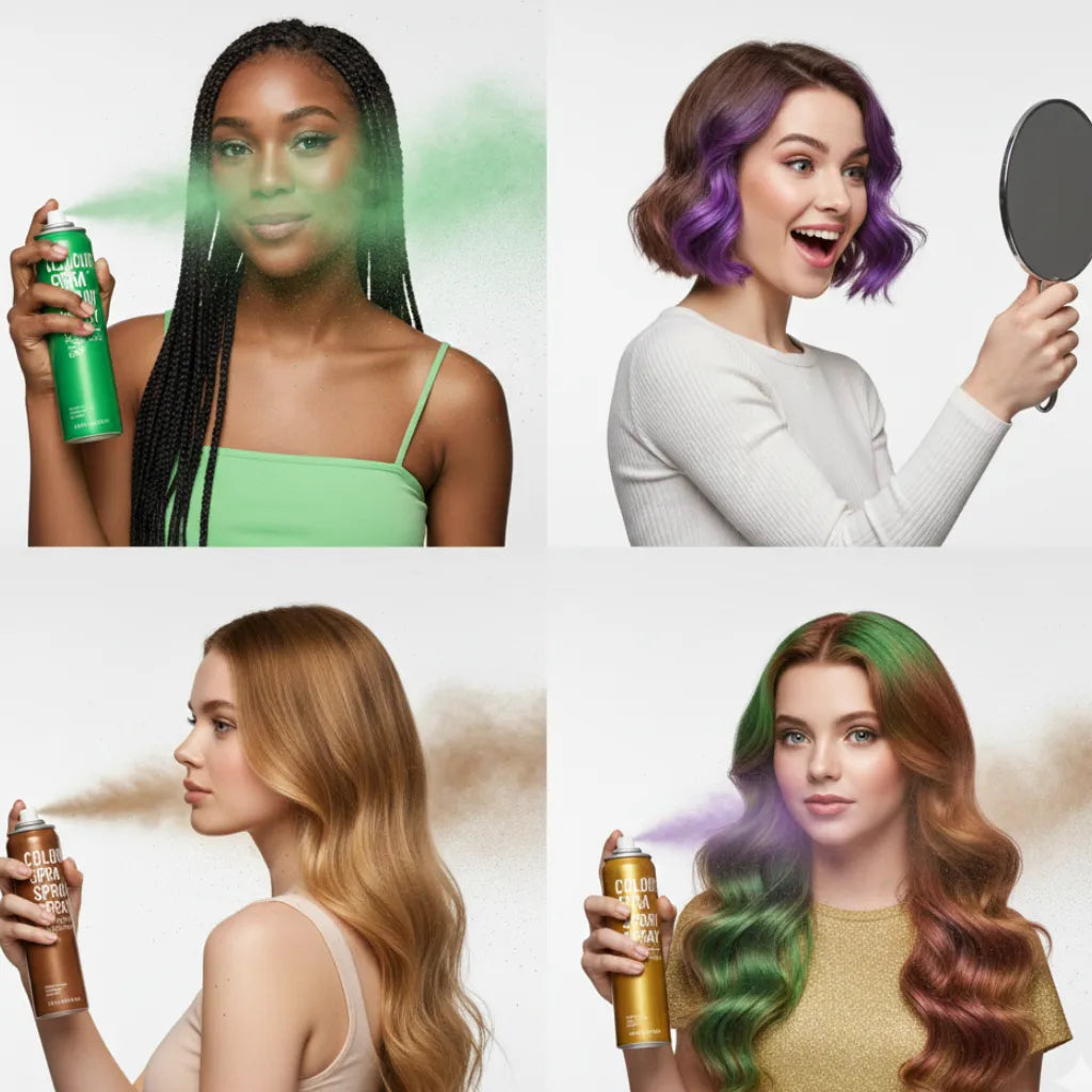 Lson Temporary Hair Color Spray – Instant Wash-Out Salon Style