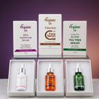 Organic Silk "The Beautiful You" Serum Trio – Brightening, Anti-Aging & Acne Control Set (30ml Each)