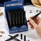 2-in-1 Waterproof Winged Eyeliner Pen & Star Eye Stamp – Ultra-Black & Smudge-Proof (36H Long Lasting)