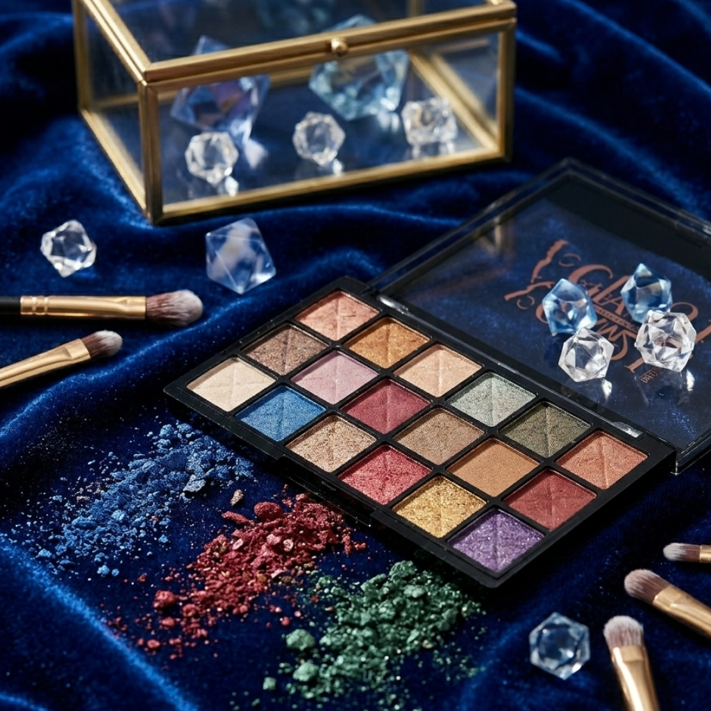 Glam21 Pro-Artistry Eyeshadow Palette – 18 Highly Pigmented Shimmer & Matte Shades for Every Look