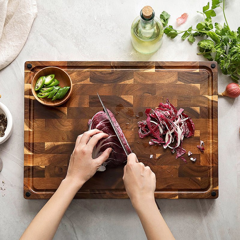 Acacia End Grain Large Chopping Board - Xinzuo Australia