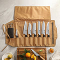 Canvas & Leather 8 - Slot Knife Roll - Xinzuo Australia