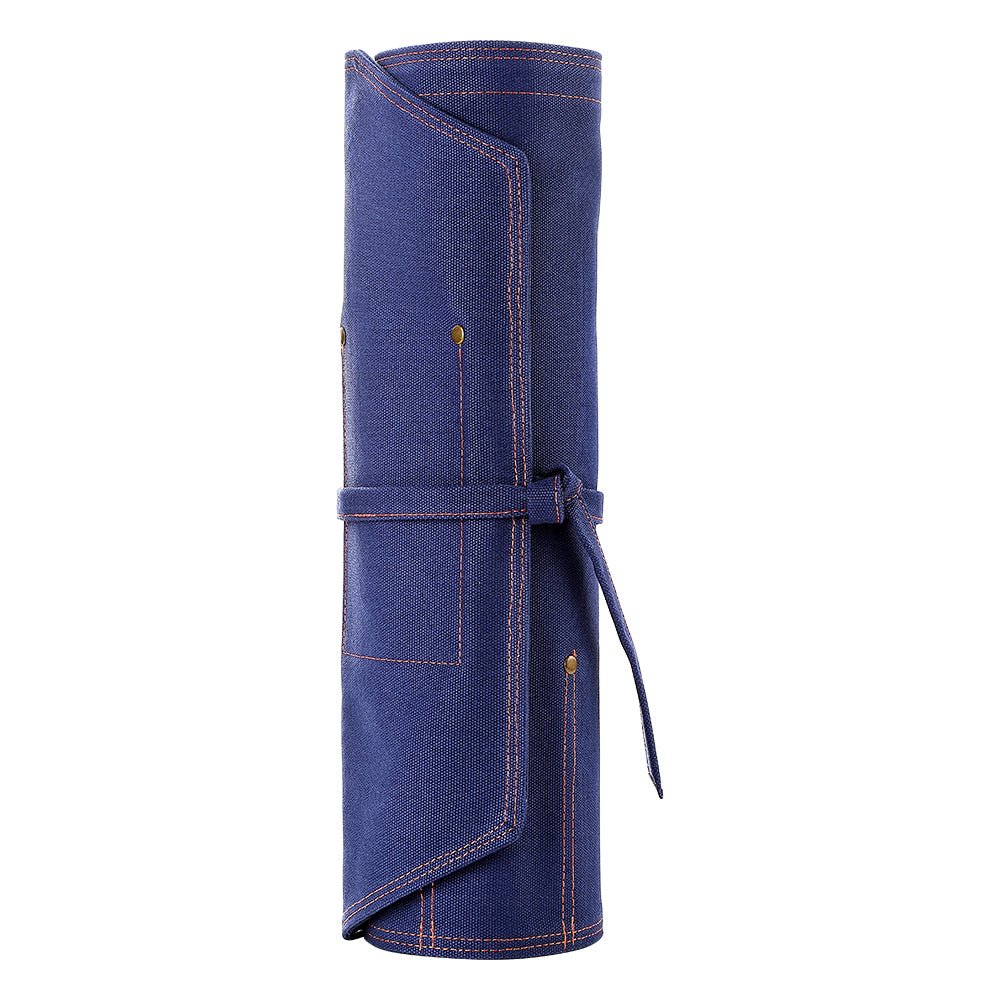 Canvas & Leather 8 - Slot Knife Roll - Xinzuo Australia